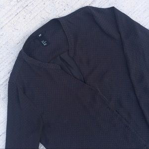 H&M Dark Grey Button Down Blouse
